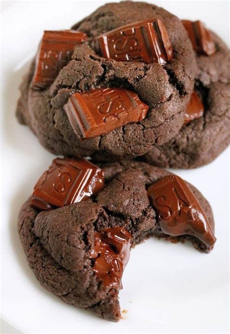 Hersheys Chocolate Chunk Brownie Cookies- Truly The BEST ever