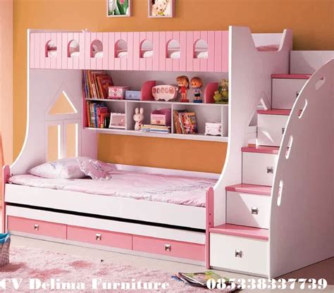 Tempat Tidur Tingkat Anak perempuan | Ranjang Susun Harga Murah - CV ...