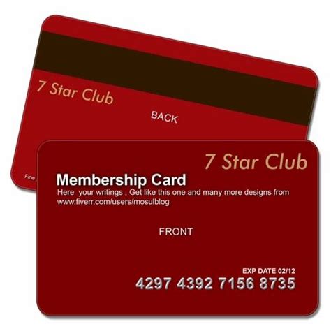 Plastic Membership Card Printing Service at Rs 8/piece in New Delhi ...