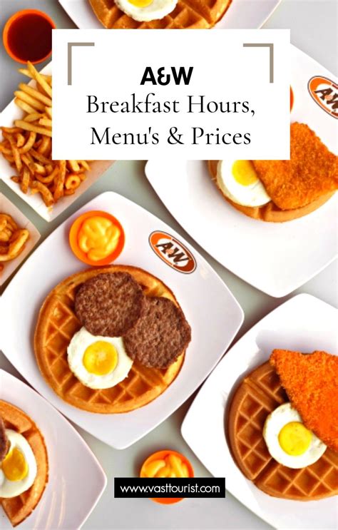 A w breakfast hours menu and prices – Artofit