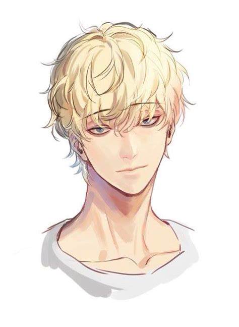 Anime Boy Curly Hair Reference - Download Free Mock-up