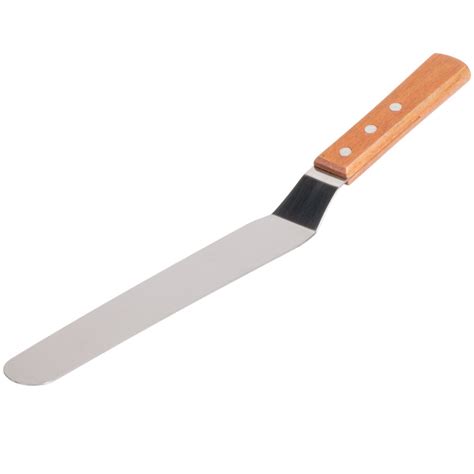 9 1/2" Offset Baker's Spatula with Wooden Handle