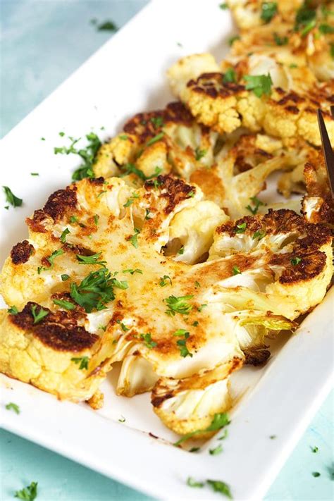 Easy Pan Roasted Cauliflower Steaks - The Suburban Soapbox