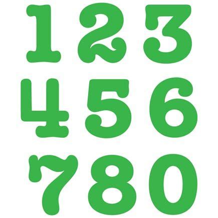 1+Inch+Printable+Block+Numbers | Free printable numbers, Stencils printables, Printable numbers