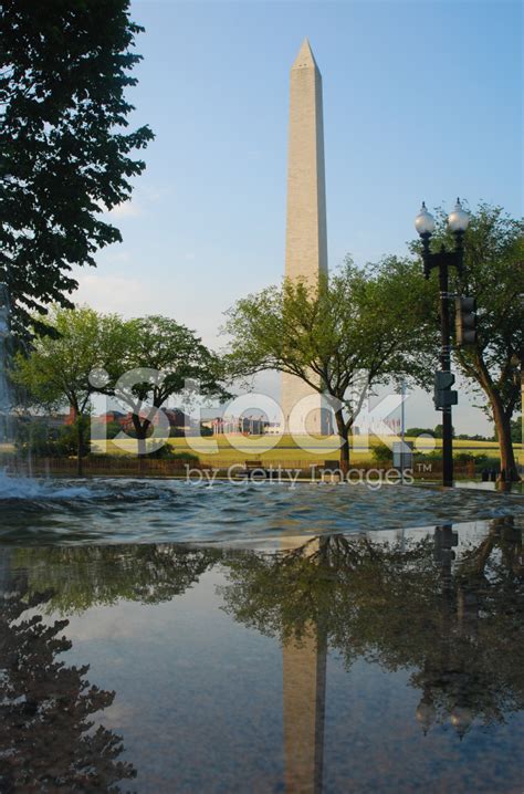 Washington Monument In Reflection Stock Photo | Royalty-Free | FreeImages