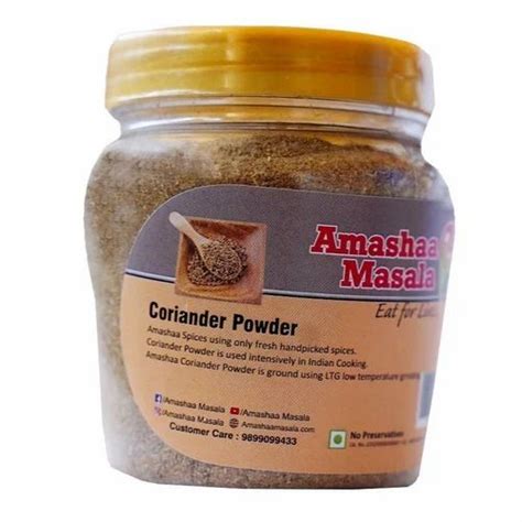 Dried Brown Dry Coriander Powder, For Food, 250 g at Rs 35/kg in New Delhi