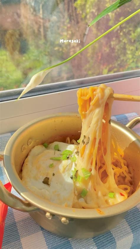 Cheesy Shin Ramyun recipe🧀 | Easy meals, Easy snacks, Recipes