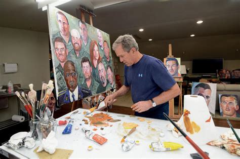 George Bush Painting