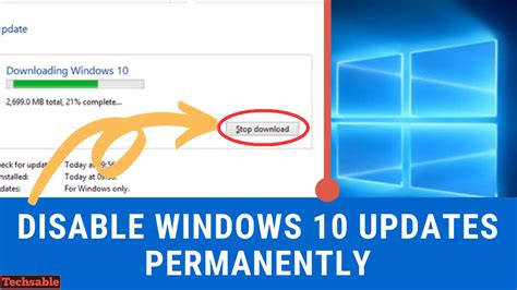 How to Stop Windows 10 Updates Permanently: 2 Methods - Techsable