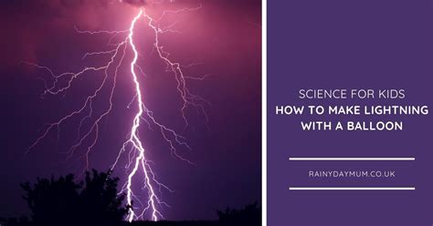 Balloon Lightning Experiment ~ Learn about the Weather