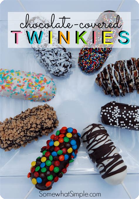 Chocolate Covered Twinkies On A Stick | Somewhat Simple