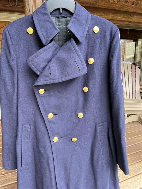 Vintage Culver Academy ROTC Uniform Dress Overcoat Wo… - Gem