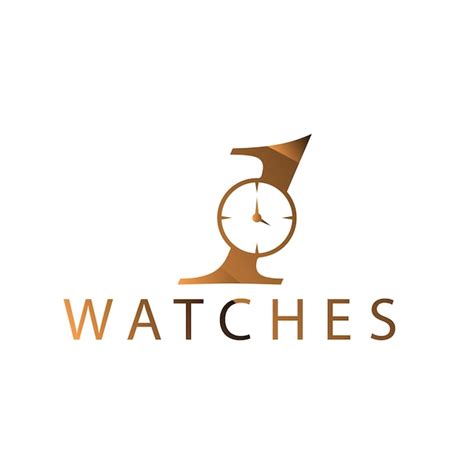 Premium Vector | Watches logo design