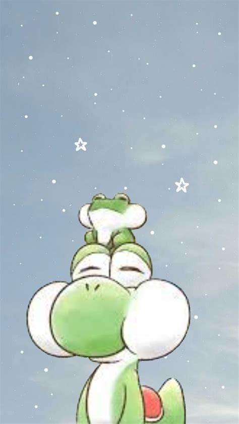 Yoshi Background | Mario yoshi, Yoshi drawing, Cute cartoon wallpapers