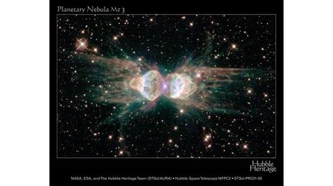 The Ant Nebula (Menzel 3): Fiery Lobes Protrude From Dying, Sun-like Star | HubbleSite