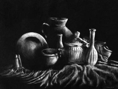 Charcoal and eraser Drawing by Shana Rowe Jackson - Pixels