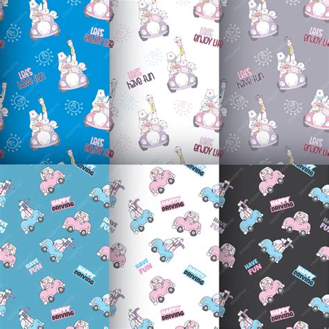 Premium Vector | Cute animals seamless pattern