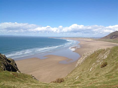 Beach at Rhossili | Beach, Outdoor, Water