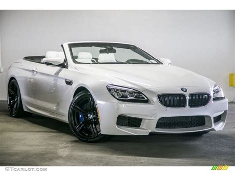 Frozen Brilliant White Metallic 2017 BMW M6 Convertible Exterior Photo #117573884 | GTCarLot.com