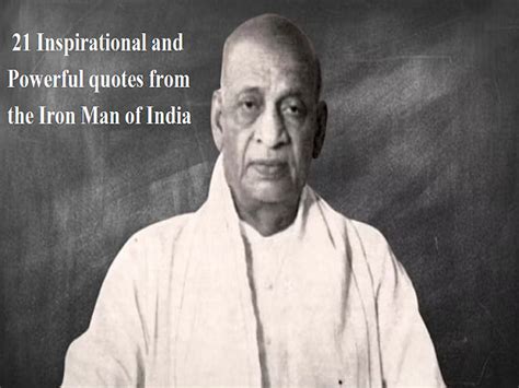 Sardar Vallabhbhai Patel Quotes