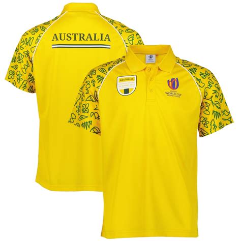 Rugby World Cup 2023 Australia Polo - Gold