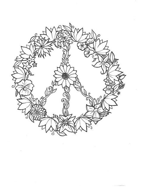 Peace Flowers / Tattoo Design | Flower tattoo designs, Peace sign tattoos, Flower tattoos