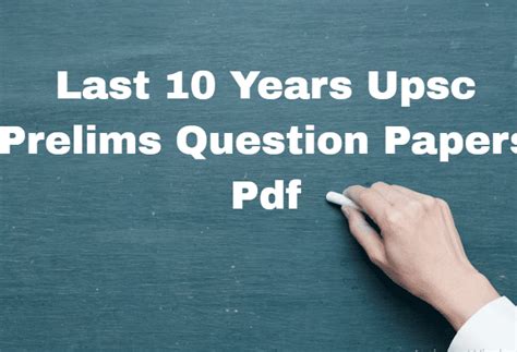 UPSC Previous Year Question Papers PDF (with Answers) Prelims & Mains ...