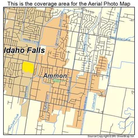 Aerial Photography Map of Ammon, ID Idaho