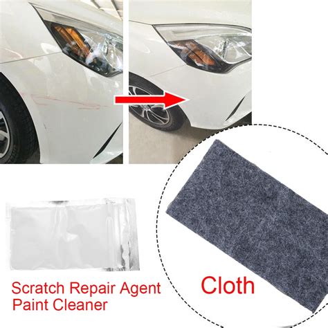 1Set Car Scratch Repair Cloth Kit Car Paint Repair Scratches Repair Agent Cleaner Light ...