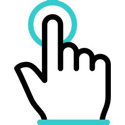 Click Animated Icon | Free hands and gestures Animated Icon