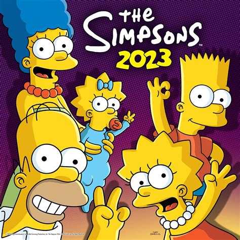 Simpsons – The Simpsons – Die Simpsons 2023 – Wandkalender: Original ...