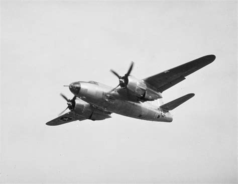 Martin B-26 Marauder bomber in flight | World War Photos