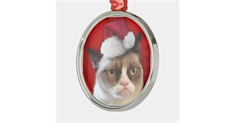 Grumpy Cat Christmas Ornament | Zazzle