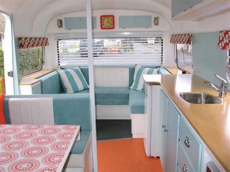 Pin by Cheryl Chamberlain on caravans in 2020 | Vintage camper interior, Caravan interior, Retro ...