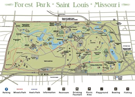 Park Navigation — Forest Park Forever - Forest Park St Louis Map ...