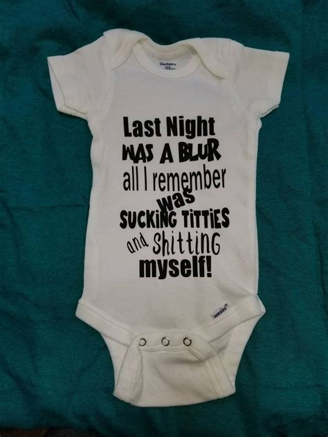 Funny Humor Baby Onesie Last night was a blur all I | Etsy in 2020 | Funny baby clothes, Baby ...