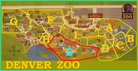 Denver Zoo Map