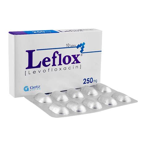 Buy Getz Pharma Leflox Tablet, 250mg, 10-Pack Online at Best Price in ...