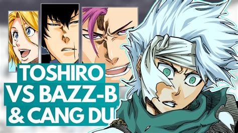 TOSHIRO HITSUGAYA vs BAZZ-B & CANG DU - Bleach Battle ANALYSIS | Trial By Fire - YouTube