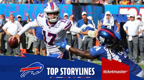 Top 7 storylines for Bills vs. Giants | Sunday Night Football