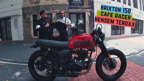 BRIXTON 150 CUSTOM CAFE RACER BY AMANG AMPANG - YouTube