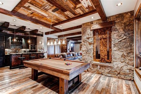 20 Amazing Rustic Basement Design Ideas - Decoration Love