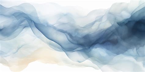 Premium AI Image | AI Generated AI Generative Blue and white watercolor ...