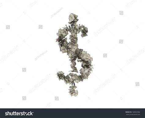 Dollar Symbol Made Banknotes Stock Illustration 100093586 | Shutterstock