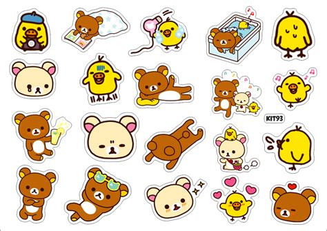 Rilakkuma 4 pack – StickersMag