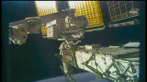 NASA Astronauts perform spacewalk aboard the International Space ...