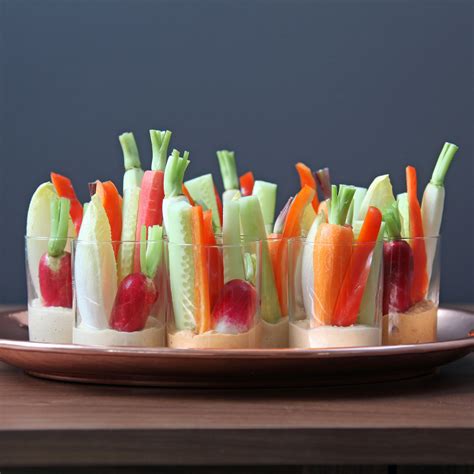 Individual Hummus and Crudites Appetizers | POPSUGAR Food