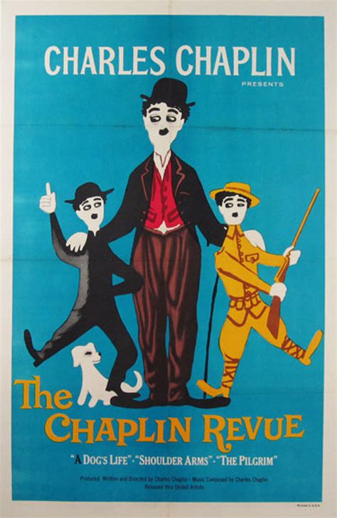 The Chaplin Revue original advertisement poster