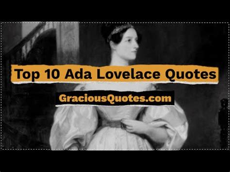 28 Inspirational Ada Lovelace Quotes (MATH)