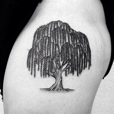 Weeping Willow Tattoo Designs, Ideas and Meaning - Tattoos For You